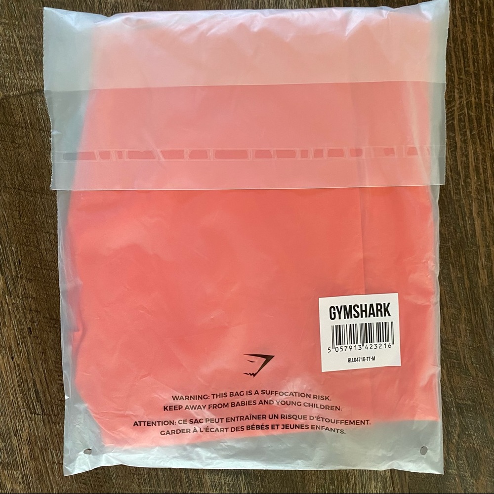 Womens Gymshark Gymshark Training Cropped Leggings - Orange - Picture 3 of 4